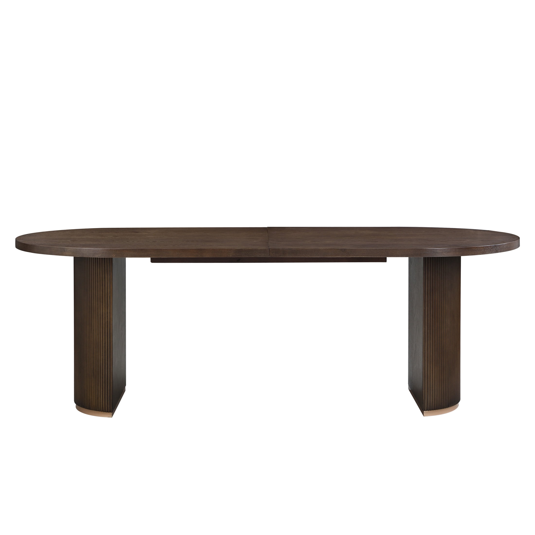 Christopher Knight Home Minimalist 88“ Oval Dining Table for 4-6, Walnut