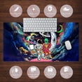 thumbnail image 6 of Funny Space Mouse Pad Desk Mat Astronaut Alien Large Gaming Mouse Pads Anime Desk Pad Mousepad XXL Cool Trippy Universe Extended Keyboard Mat with Stitched Edges Anti-Slip, 31.5 X 15.8 in, 6 of 6