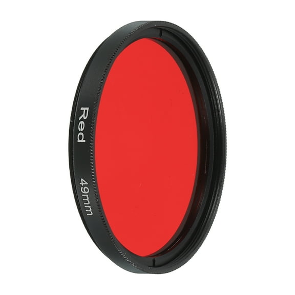 Uxcell 1.9" Lens Filter Full Red Camera Filter for Camera Photography Lens