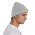 thumbnail image 6 of ZICANCN Green Abstract Animal Print Knit Beanie Hat, Winter Cap Soft Warm Classic Hats for Men Women, Gray, 6 of 8
