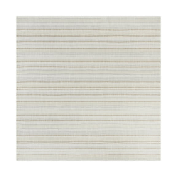 Better Homes & Gardens Woven Natural Stripe Table Throw - 50" x 50" - Neutral - 100% Cotton