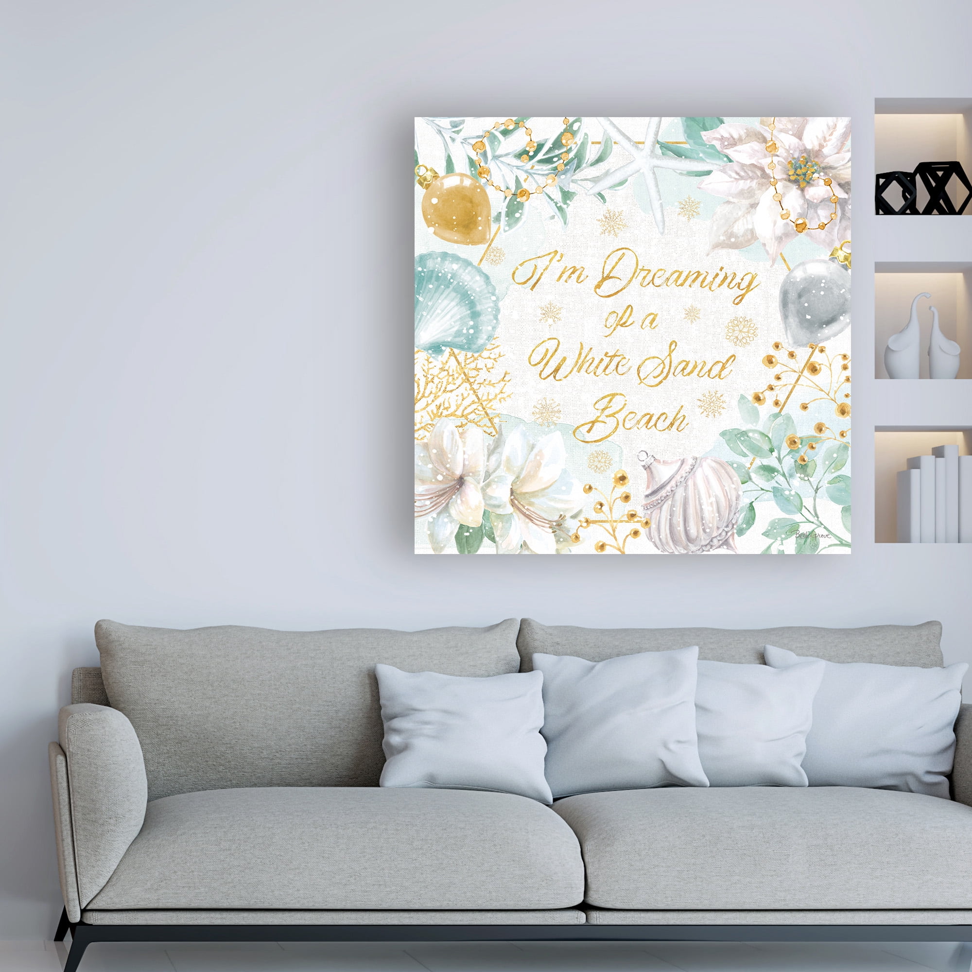Trademark Fine Art 'Winter Coast III' Canvas Art by Beth Grove