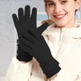 thumbnail image 2 of Yuanlong Gloves Winter Gloves Waterproof Touchscreen Thicken Ski Gloves Riding Hanwear Daily Thermal Five Fingers Gloves, 2 of 4