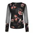 thumbnail image 5 of Camisas casuales de manga larga de malla con estampado Floral para mujer, jersey a rayas con cuello redondo, blusa, túnica, Tops de manga larga de encaje Pompotops gfhjh18260, 5 of 5