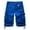 Blue, variant on Men's Cargo Shorts Casual Solid Color Outdoors Pocket Beach Work Trouser Tactical Shorts Blue