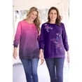 thumbnail image 6 of Woman Within Plus Size Printed Sweatshirt, 6 of 6