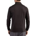 thumbnail image 2 of Men's Cutter & Buck Black Las Vegas Raiders Coastline Epic Comfort Recycled Quarter-Zip Pullover, 2 of 2