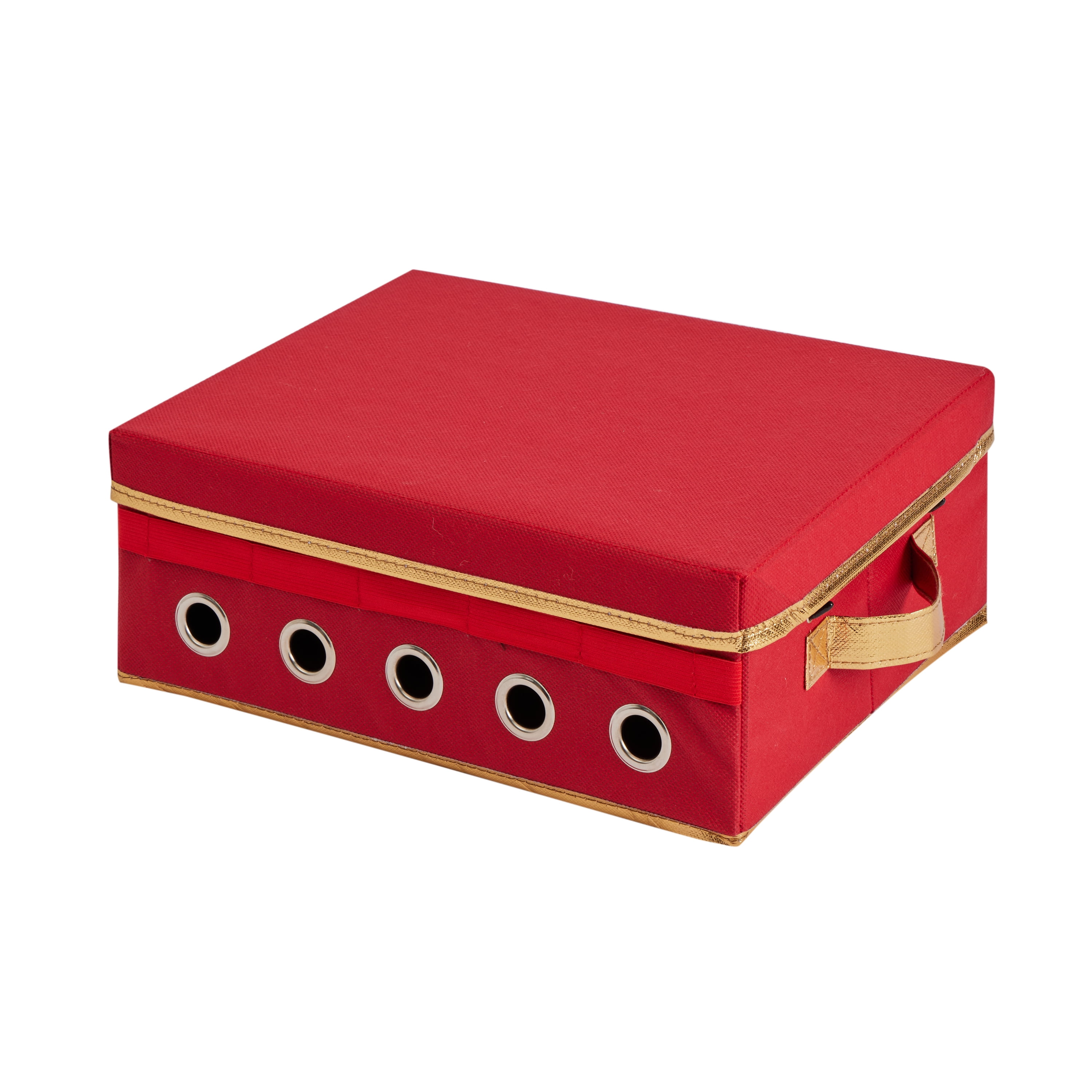 Simplify Gift Wrapping and Ribbon Storage Organizer Box in Red