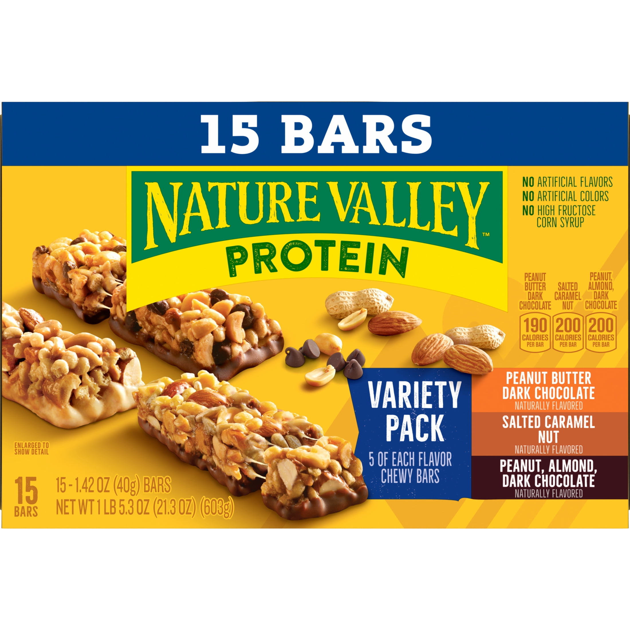NATURE RICARICA トレカ 15種 コンプセット Nature Valley Protein Chewy Snack Bars Variety Pack with 10g