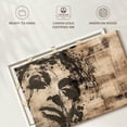 thumbnail image 6 of Elephant Stock Ink Woman Portrait Wall Art - Horizontal Canvas Wall Art - Living Room Wall Decor - People Canvas - Brown And Beige Decor - 51" x 34", 6 of 8