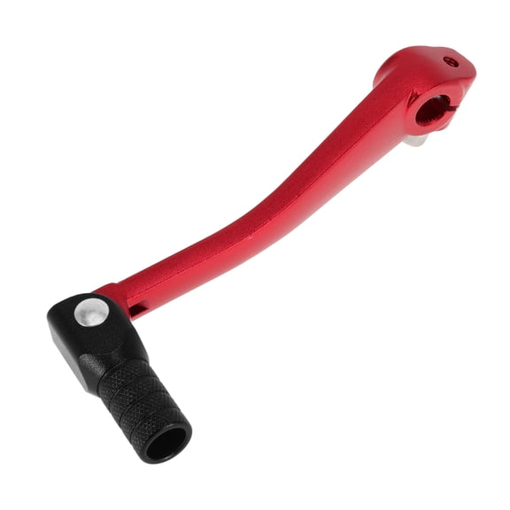 Folding Motorcycle Gear Shifter Lever for Bosuer 125 Aluminum Alloy Pedal Shift Lever Arm Red Lever Black Head