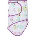 thumbnail image 1 of Owls With Purple Trim Baby Swaddle Blanket, 1 of 1