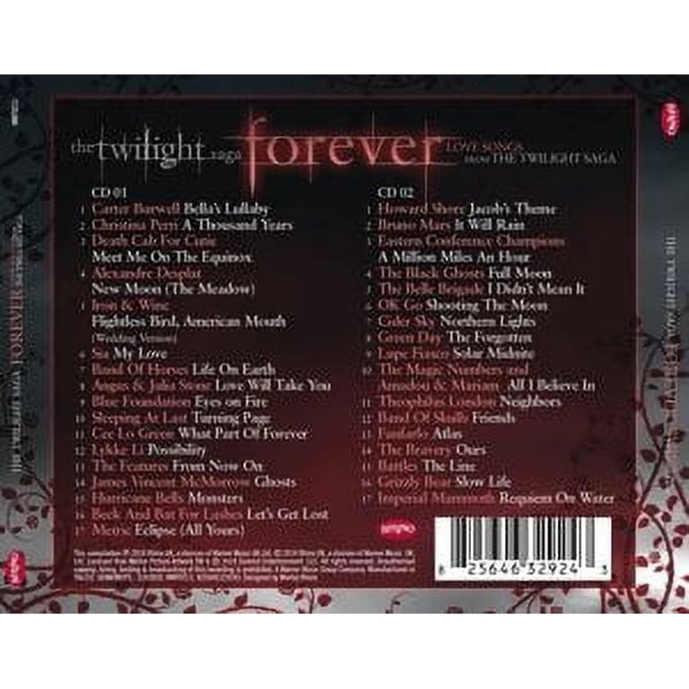 The Twilight Saga Forever サウンドトラック CD Various Artists - Forever: Love Songs from The Twilight Saga - CD