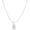 Silver Cross Necklace, variant on Layered Necklaces for Women: 14K Gold/Sterling Silver Plated Chunky Necklace Paperclip Cuban Rope Adjustable Choker T-Bar Toggle Clasp Chunky Necklace for Women Trendy Jewelry Gifts