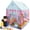 Dessert Style, variant on Retrok Kids Playhouse with Roll-up Door Colorful Cute Playhouse Tent Large Size House Play Tent Detachable Foldable Castle Easy to Assemble for Boys Girls Indoor Outdoor Game 40.5×36.6×27.5in