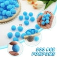 thumbnail image 3 of 300Pcs Christmas Pom Poms Balls,Soft and Fluffy Craft Pom Pom Balls,Multicolor Craft Supplies Pompoms for Arts and Crafts,Small Pom Poms Ball Ideal for DIY Crafts Decorations and Activities(Blue), 3 of 9