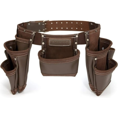 

FSXUOLIPI 94744 7 Pocket Leather Tool Apron