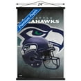 thumbnail image 3 of NFL Seattle Seahawks - Helmet 16 Wall Poster with Wooden Magnetic Frame, 22.37" x 34", 3 of 3