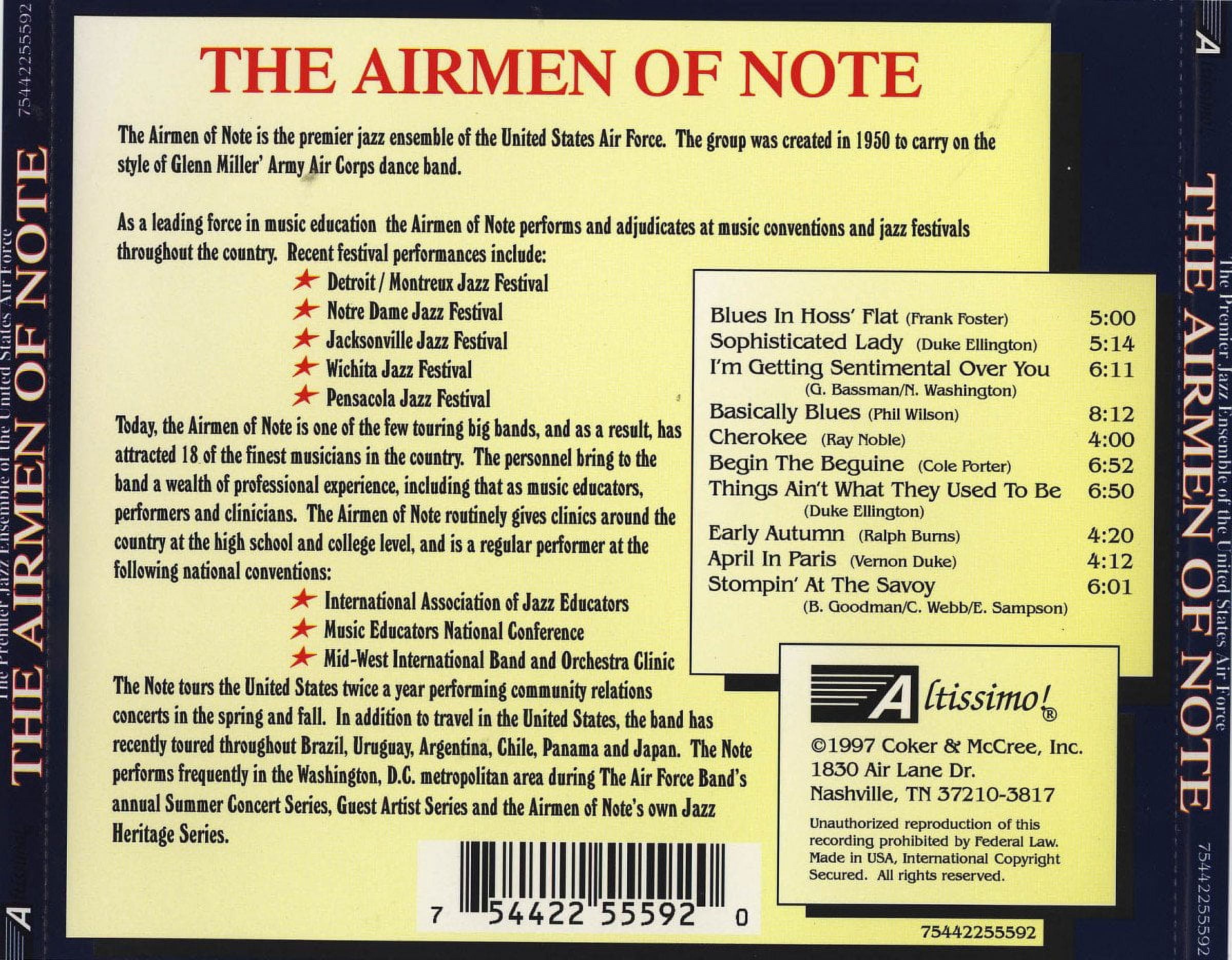 Airmen of Note - Airmen of Note - Music & Performance - CD