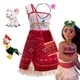 thumbnail image 2 of Vestido de la película Disney Moana 2 de 2024 para niña, vestido de princesa Vaiana para cosplay, vestido de fiesta de Navidad para niños, vestido de baile con cerdo y pollo, 2 of 5