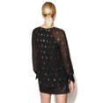 thumbnail image 3 of Joie Womens Metallic Pullover Blouse, Black, Small, 3 of 4