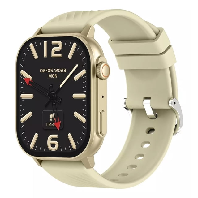 Reloj Inteligente Smartwatch Fralugio Zl94 Amoled Bluetooth DORADO