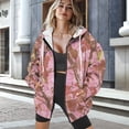 thumbnail image 2 of Yuyamidu Sweat Shirts for Womens Oversized Sweatshirt Camo Zip Up Hoodie Women's Sweatshirts Pullover Athletic Zip Up Jacket Women Fashion 3XL, 2 of 5