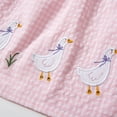 thumbnail image 6 of Eltusu Girls Cotton Dresses, Crewneck Cute Knee Length Sleeveless Summer Clothes Pink Size 3-4 T, 6 of 7
