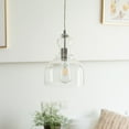 thumbnail image 1 of Preenex 150 cm One-Light Pendant Lamp w Glass Shade for Kitchen Garage Living Room, 1 of 7