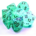 thumbnail image 2 of dICE Borealis Light Green/Gold Luminary Polyhedral 7-Die Set (27575), 2 of 2