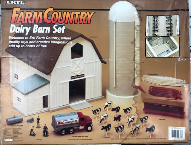 ertl farm country barn and silo set