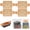 Brown Base, Orange Edges, variant on NiHome 4-Pack Silicone Bread Loaf Pan Liners, Reusable and Nonstick Silicone Bread Sling, Fit for 9x5, 9.5x5, and 10x5 Inch Loaf Pans, Dishwasher Safe, Easy to Clean