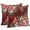 Green Red Deep Red, variant on Throw Pillow Covers 24x24 Inch Set of 2, Cardinal Bird Waterproof Outdoor Pillow Covers, Winter Poinsettia Berry Pine Cones Floral Decorative Cushion Pillowcases for Couch, Sofa, Bed, Garden, Patio