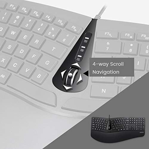 perixx periboard-512ii w ergonomic split keyboard wireless perixx periboard-512ii w ergonomic split keyboard wireless