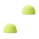 thumbnail image 2 of Qarigey Sombrero de hilo de punto de invierno Gorras de cabeza corta de moda casual Hombres Mujeres Sombreros Patinaje Snowboard Camping Amarillo brillante 2piezas, 2 of 6