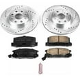 thumbnail image 3 of PowerStop Rear Z23 Evolution Sport Carbon-Fiber Ceramic Brake Pad and Drilled & Slotted Rotor Kit Fits: TOYOTA Select Models K3161, 3 of 10