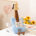 thumbnail image 2 of Plush Guitar Toy, Cute Soft Stuffed Doll with Smiling Face Design, and Adults as Home Decor Birthday Gift, 2 of 9