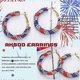 thumbnail image 3 of Independence Day Earrings Dangling Rhinestone American Flag Dangle Earrings Sparkly Crystal Patriotic Earrings 4th of July Ear Jewerly for Women and G, 3 of 4