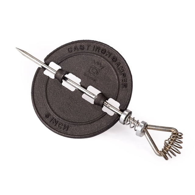 Regulador de Tiro para Tuberías Redondas de 15 cm Colorado Cylinder Stoves