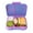 Periwinkle, variant on Bentgo® Pop - Leak-Proof Lunch Box & Removable Divider for Ages 8+ & Teens - Lunch Container Holds 5 Cups of Food; 3-4 Compartments; Microwave/Dishwasher Safe; 2 Year Warranty (Flame Red/Turquoise)
