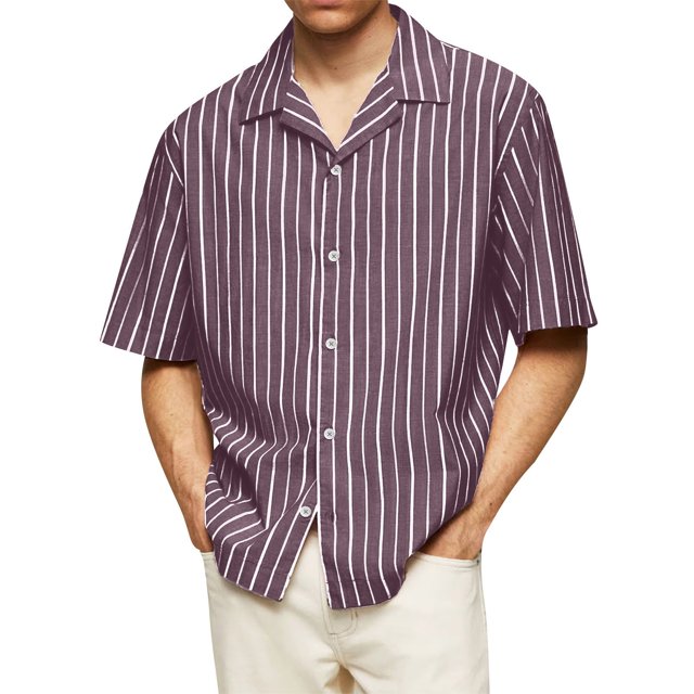 Men's Shirt Super Light Short Sleeve Casual Men's Wear XL