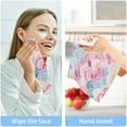 thumbnail image 7 of Watercolor Rainbow Washcloths, Soft and Absorbent Cotton Towel, 2 Pack 12 X 12 Inches Premium Quick Dry Face Towel Wash cloth, 7 of 7