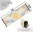 thumbnail image 5 of Yayeee Runner Rug for Bedroom 2'x6' Machine Washable Hallway Non Slip Mat, Purple Rainbow Clouds, 5 of 8
