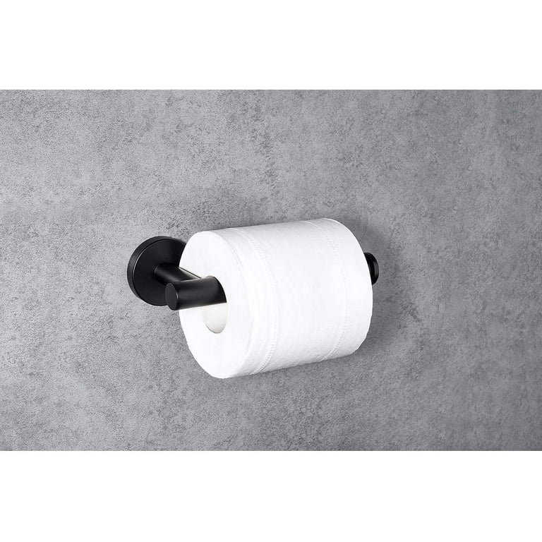 Black Towel Bar Toilet Paper Holder