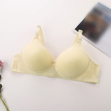 Super Fronce Doux Et Confortable Sans Armatures Soutien Gorge Push Up Pour Femme De Sport Soutien Gorge Sans Armatures Support Bras for Women Compression Bra Women Bras No Underwire Pack