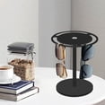 thumbnail image 5 of Fasiaou Metal Sunglasses Organizer, Glasses Holder Stand with Tray, Eyeglasses Holder with Anti-Slip Pads for Tabletop, Desk, Dresser, Matte Black, 5 of 7
