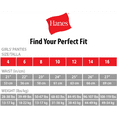 thumbnail image 4 of Hanes Girls' 100% Cotton Tagless Brief Panties, Assorted 9-Pack, 14, 4 of 4