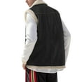 thumbnail image 4 of Puffer vest Autumn And Winter Men's Vintage Lamb Wool Casual Sleeveless Vest Coat, 4 of 4