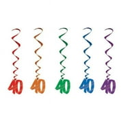 Beistle - 57551-40 - 40 Whirls - Pack of 6
