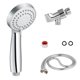thumbnail image 1 of Juego de cabezal de ducha de mano 3 configuraciones de rociado Baño Masaje SPA Cabezal de ducha con soporte de manguera de acero inoxidable AweSitey HA004081-00, 1 of 6